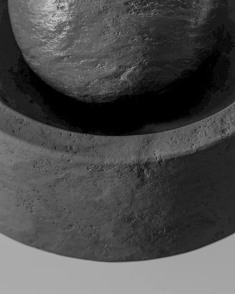 Mineral Oiled Soapstone Natural Cut PBR Texture - Example Scene Visualization | Superellipse