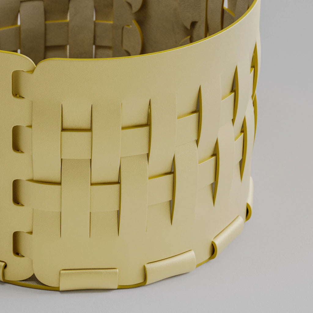 Gold Metallic Leather PBR Texture - Example Scene Visualization | Superellipse