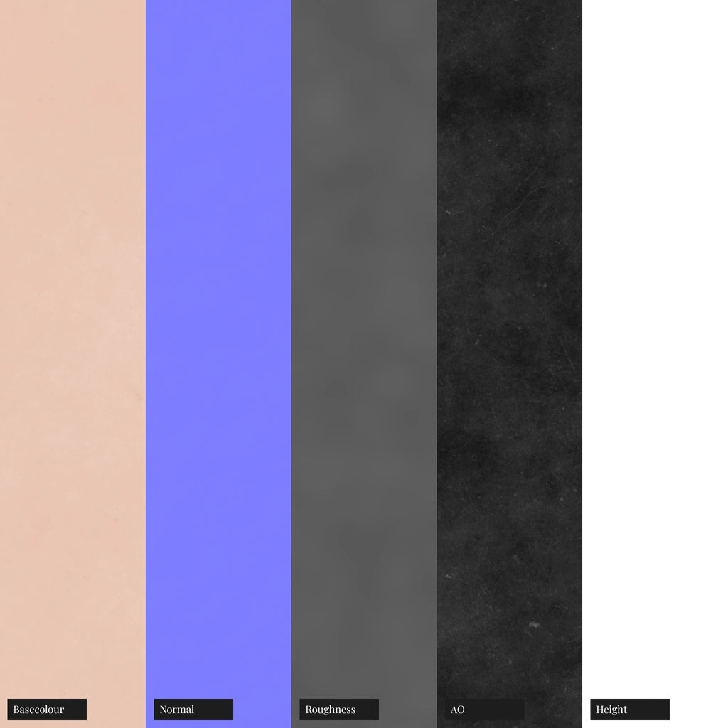 Polished As Cast Copper Metal PBR Texture - Example Scene Visualization | Superellipse