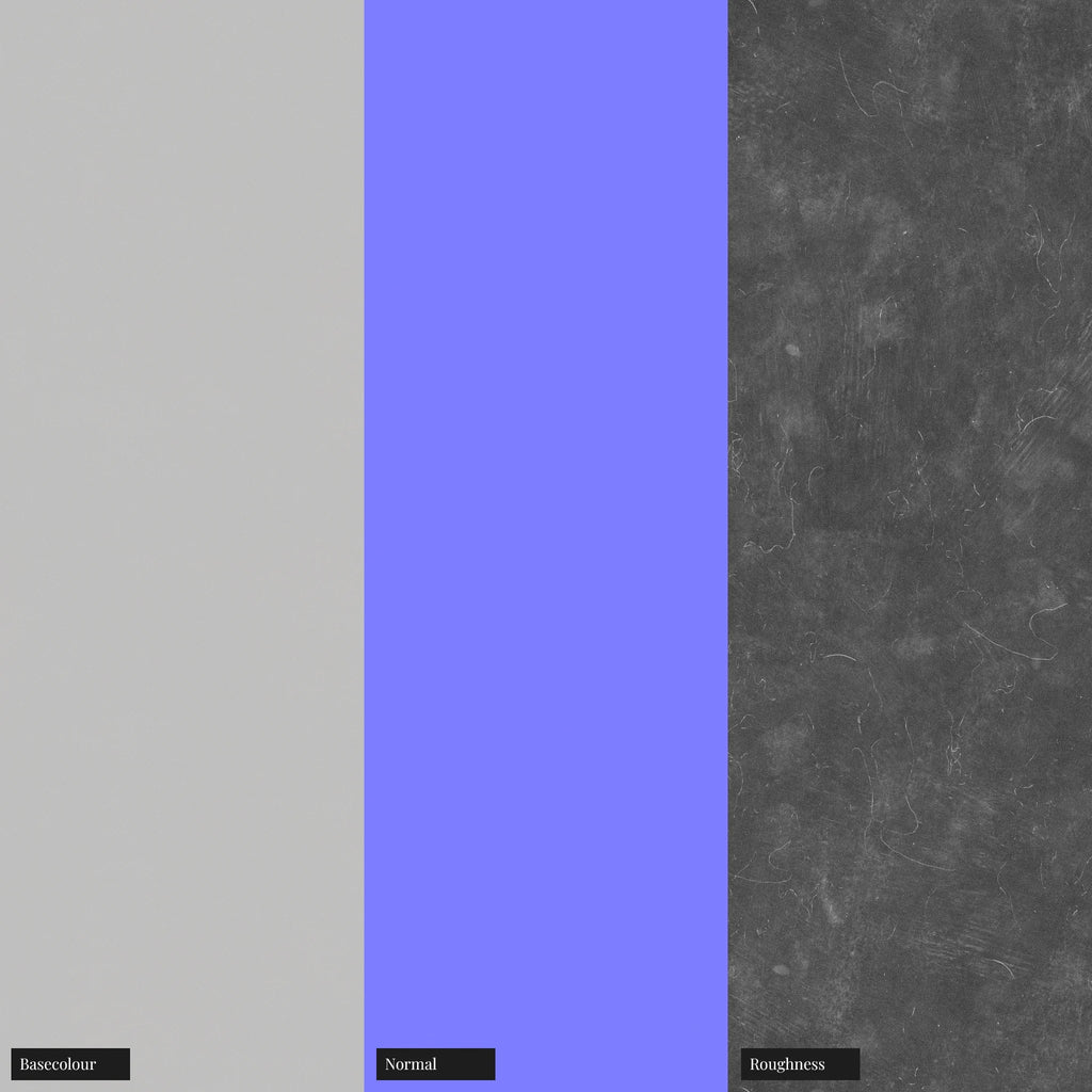 Off White Lightly Worn Plastic PBR Texture - Example Scene Visualization | Superellipse