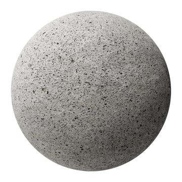 Ash Grey Fine Pit Limestone PBR Texture - Sphere Swatch Preview | Superellipse