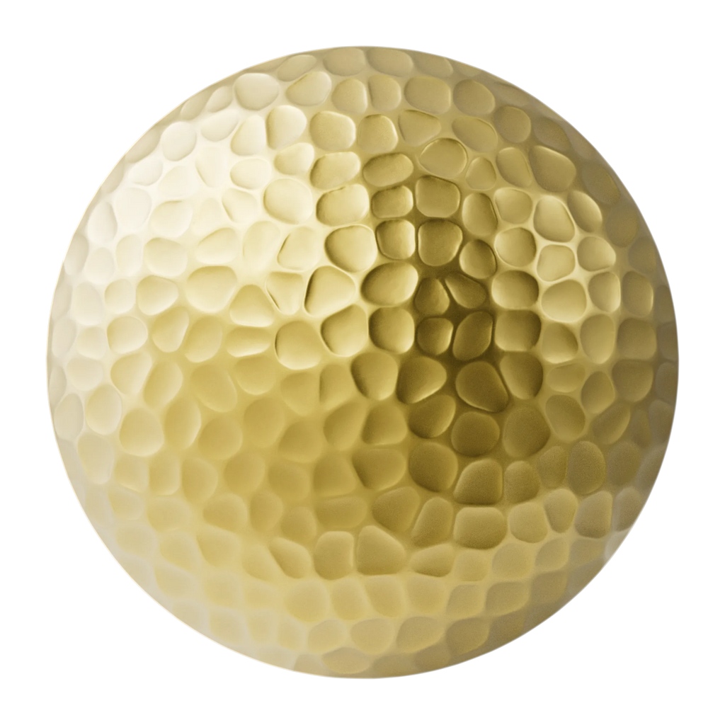 Hand Hammered Gold Metal PBR Texture - Sphere Swatch Preview | Superellipse