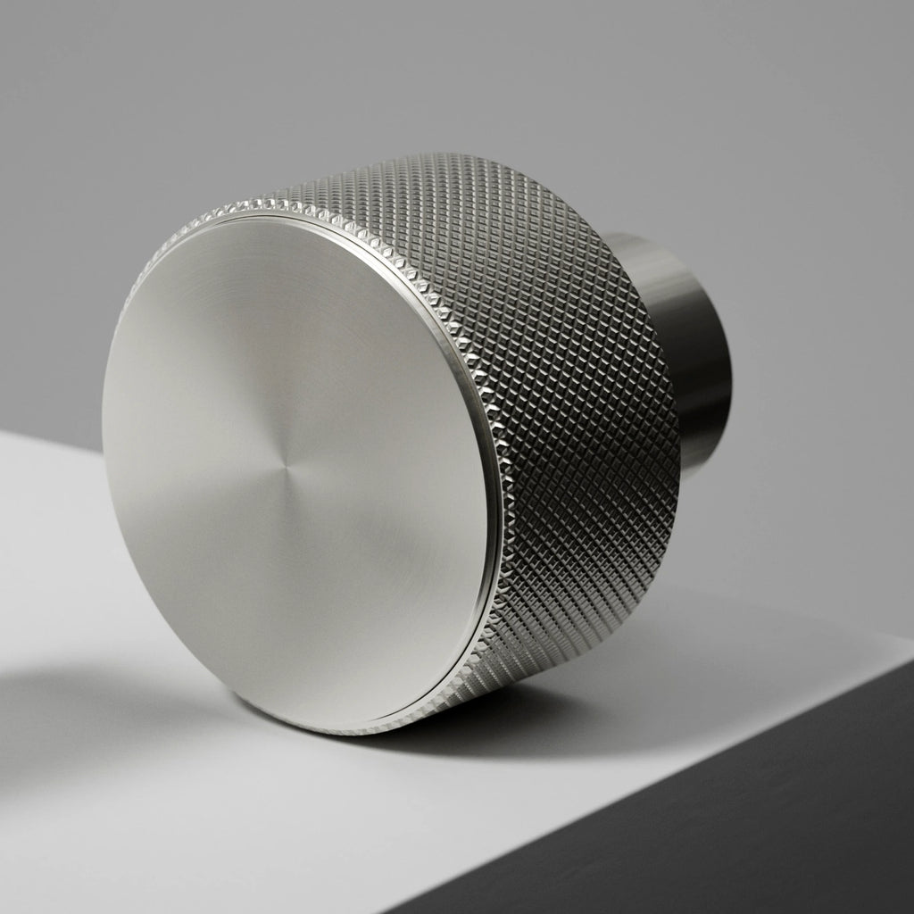 Radial Brushed Silver Metal PBR Texture - Example Scene Visualization | Superellipse