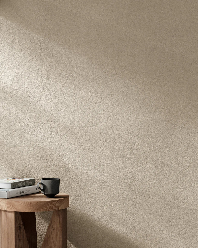 Natural Pozzolans Clay Finishing Plaster PBR Texture - Example Scene Visualization | Superellipse