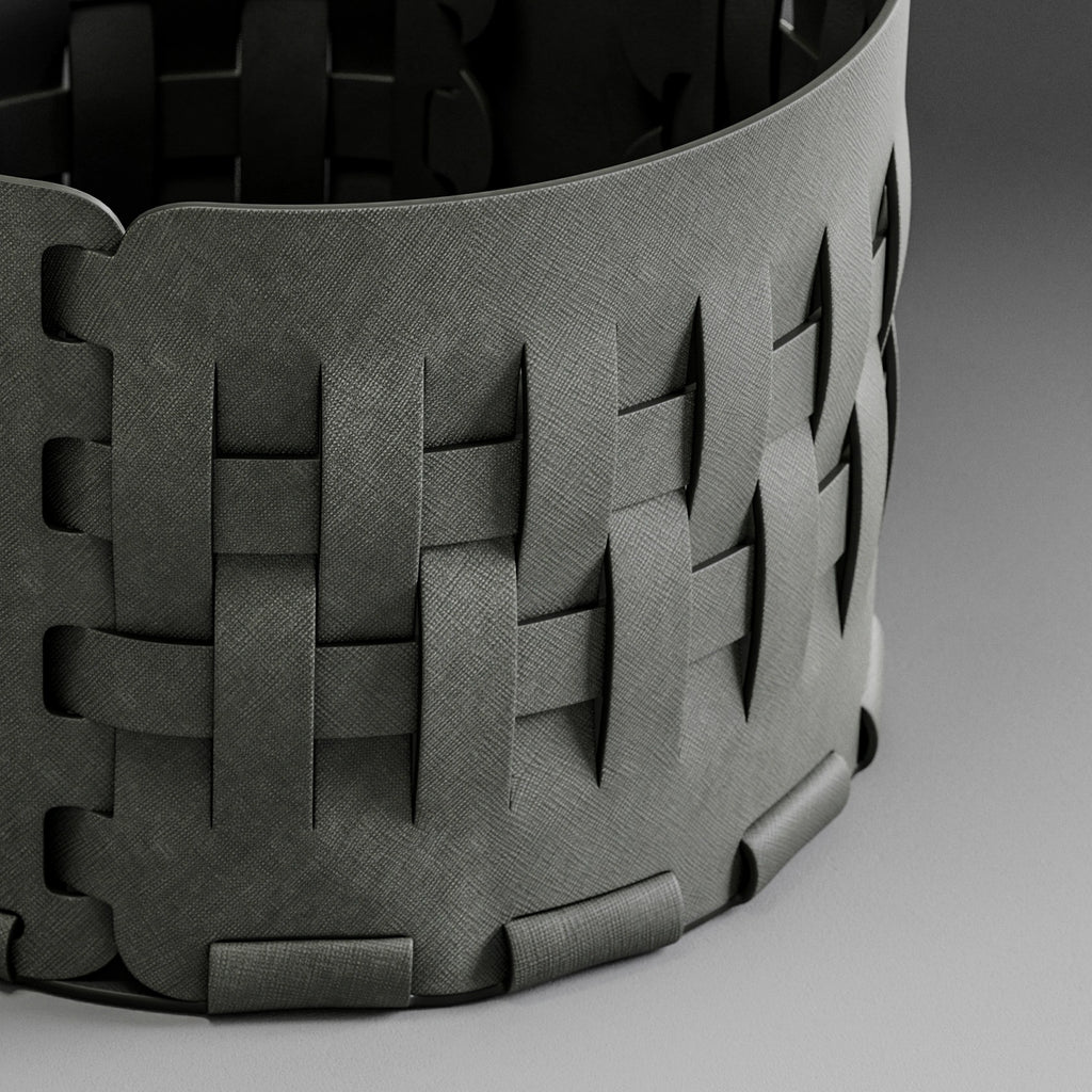 Faux Leather Saffiano Grain PBR Texture - Example Scene Visualization | Superellipse
