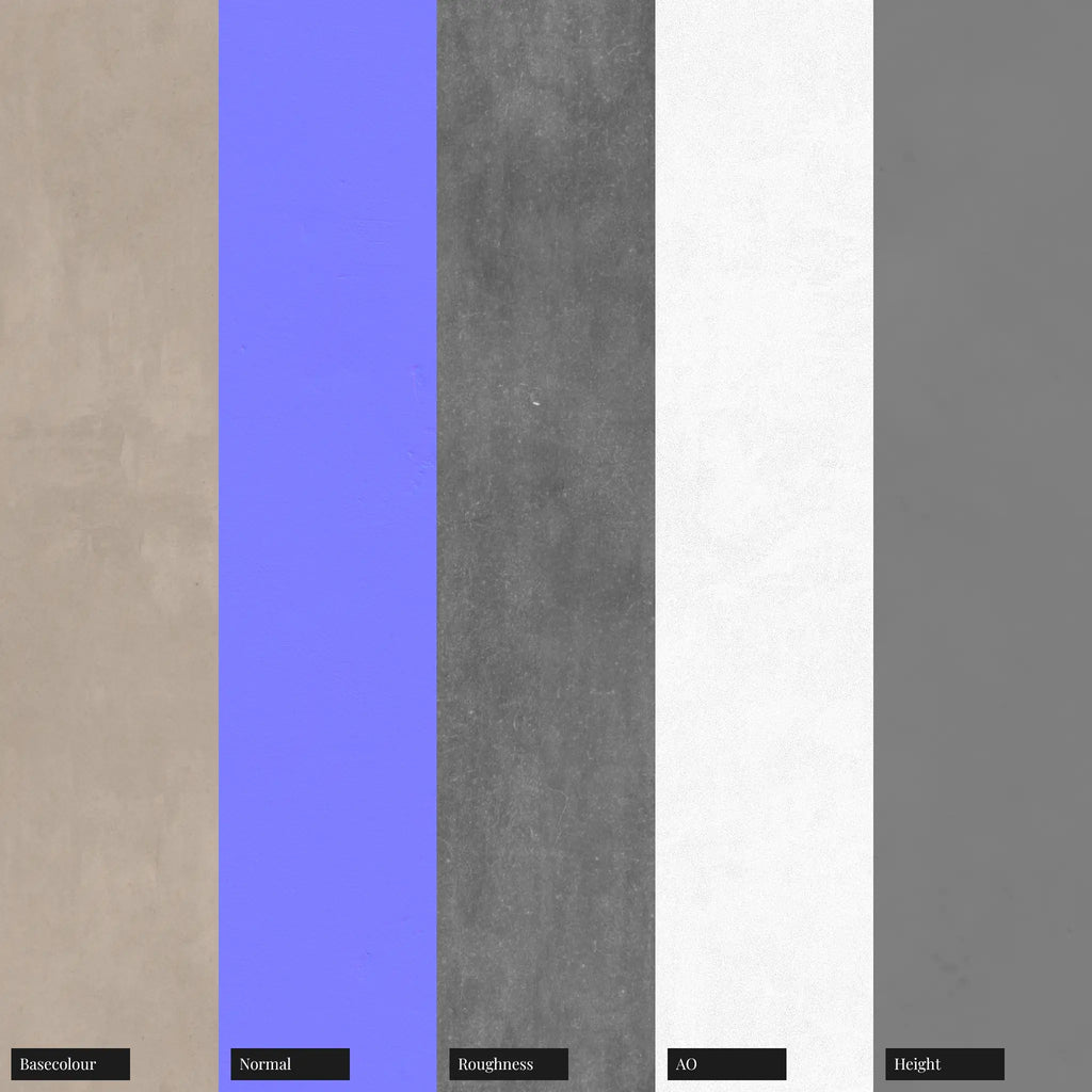 Moroccan Tadelakt Plaster PBR Texture - Example Scene Visualization | Superellipse