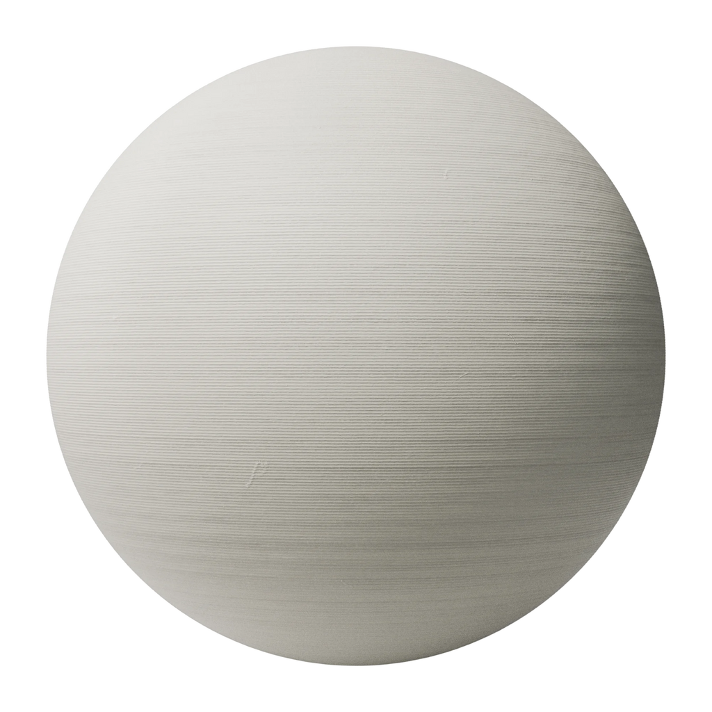 3D Printed Light Filament Plastic 0 2mm PBR Texture - Sphere Swatch Preview | Superellipse