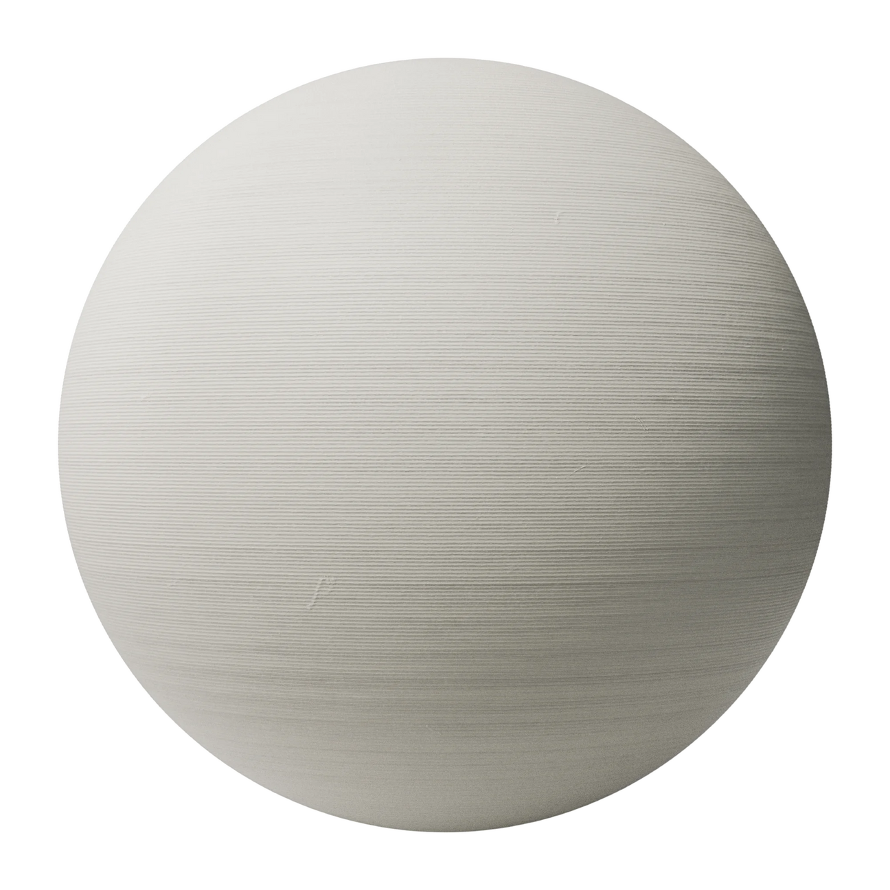 3D Printed Light Filament Plastic 0 2mm PBR Texture - Sphere Swatch Preview | Superellipse