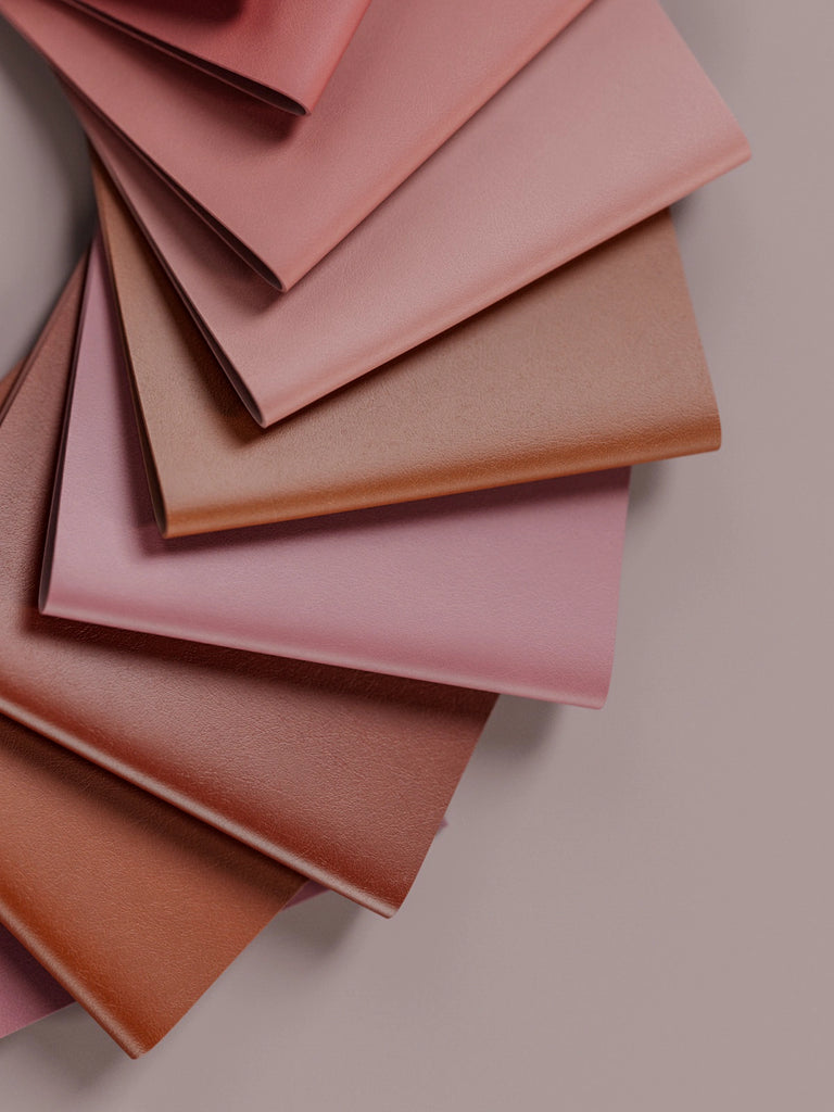 Scarlet Dyed Full Grain Aniline Leather PBR Texture - Example Scene Visualization | Superellipse