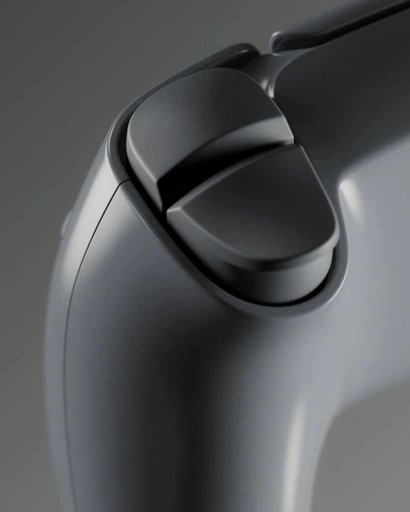 Dark Taupe Grey Gloss Finish Plastic PBR Texture - Example Scene Visualization | Superellipse