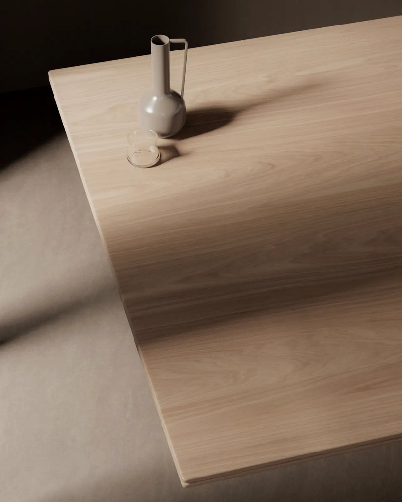 Cherry Crown Cut Bonded Veneer Wood PBR Texture - Example Scene Visualization | Superellipse