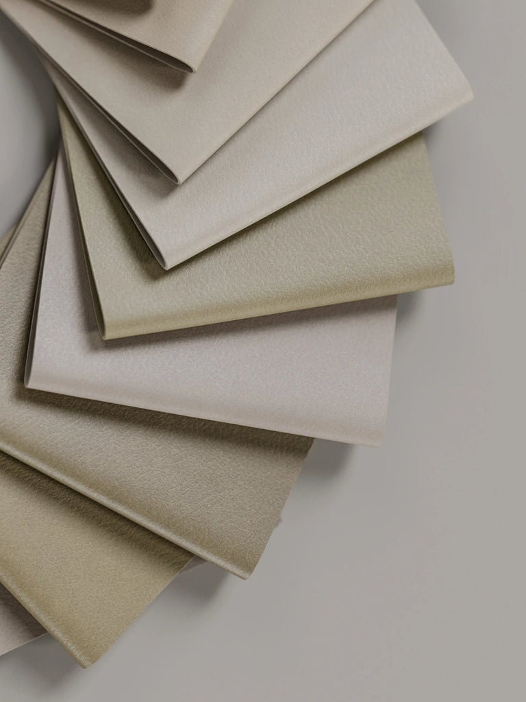 Aniline Full Grain Leather Almond Brown PBR Texture - Example Scene Visualization | Superellipse