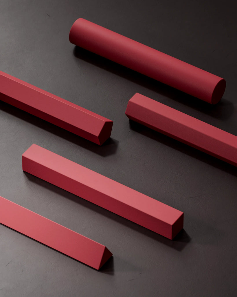 Winery Red Matte Finish Plastic PBR Texture - Example Scene Visualization | Superellipse