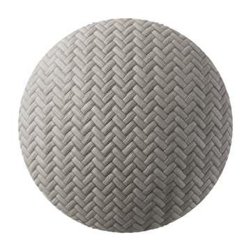 Light Beige Nylon Fine Woven Cord PBR Texture - Sphere Swatch Preview | Superellipse