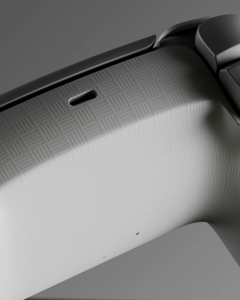 Concave Geometric Grid Textured Plastic PBR Texture - Example Scene Visualization | Superellipse