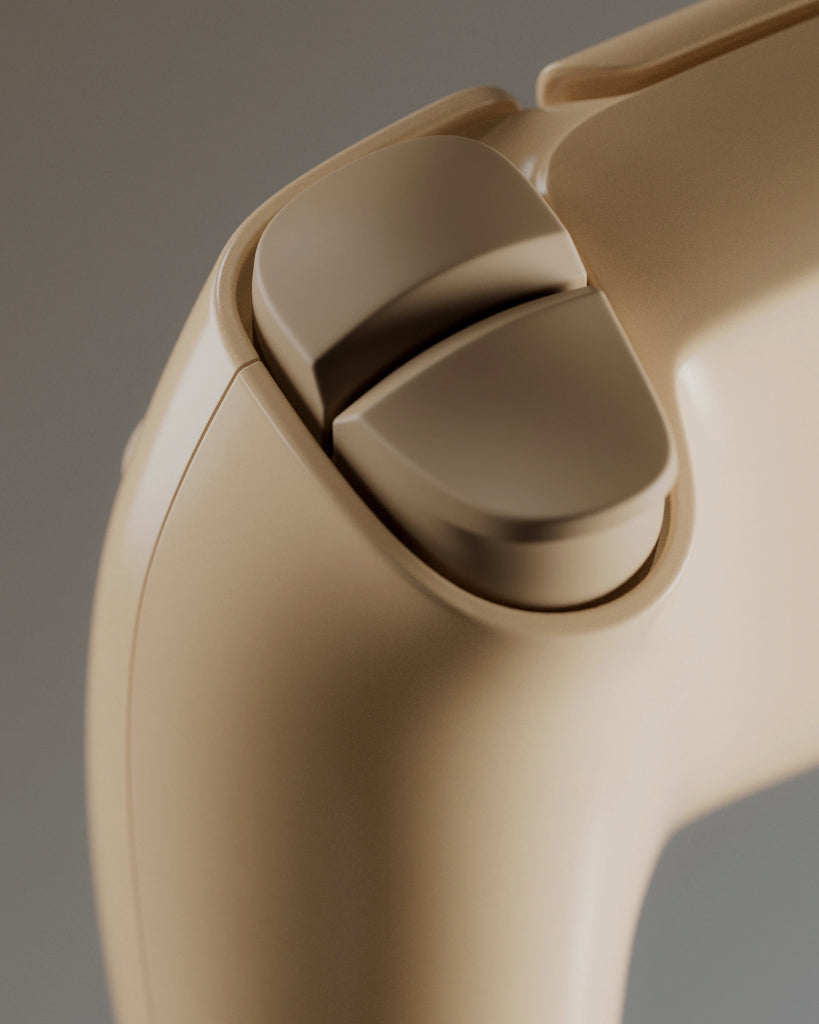 Faded Terracotta Orange Gloss Finish Plastic PBR Texture - Example Scene Visualization | Superellipse