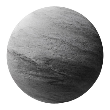 Dark Soapstone Unfinished PBR Texture - Sphere Swatch Preview | Superellipse