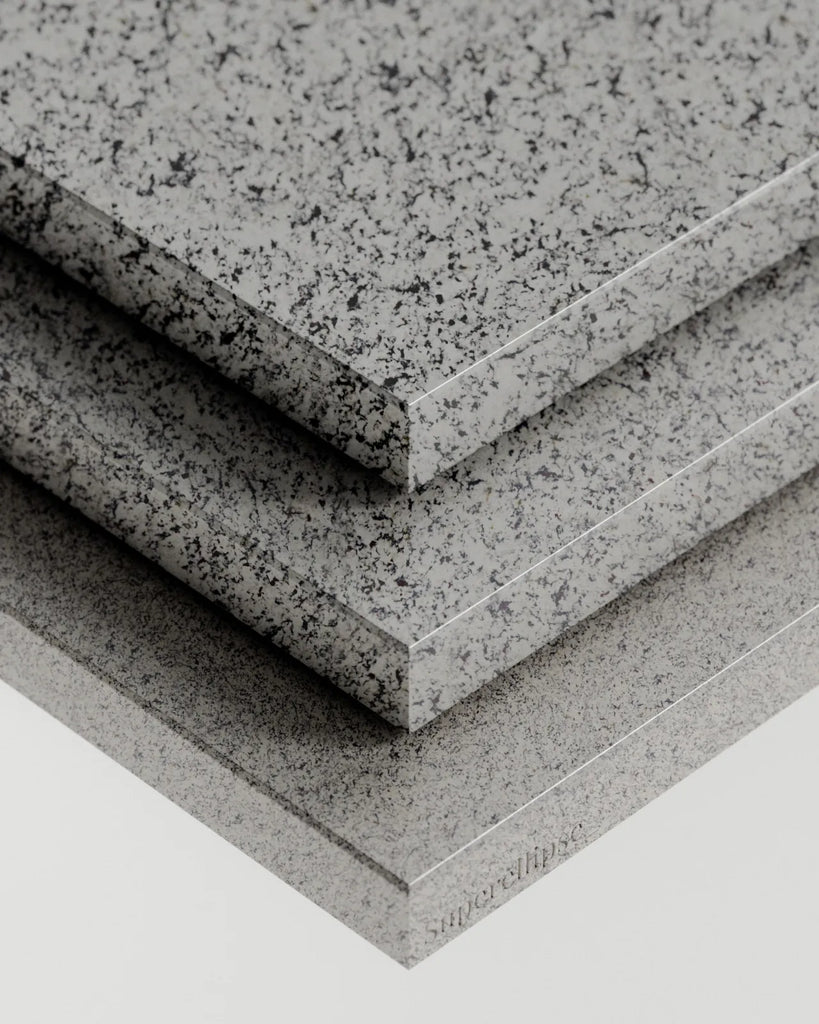 Blanco Perla Polished White Granite Slab PBR Texture - Example Scene Visualization | Superellipse