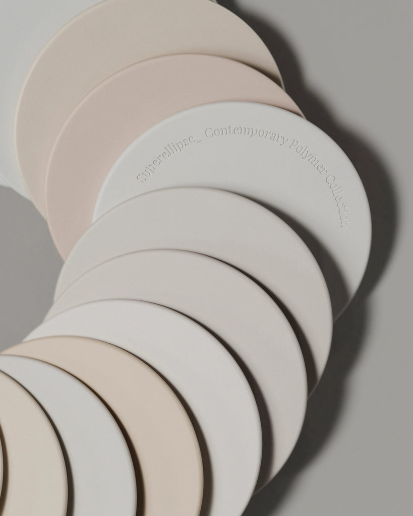 Off White Matte Finish Plastic PBR Texture - Example Scene Visualization | Superellipse