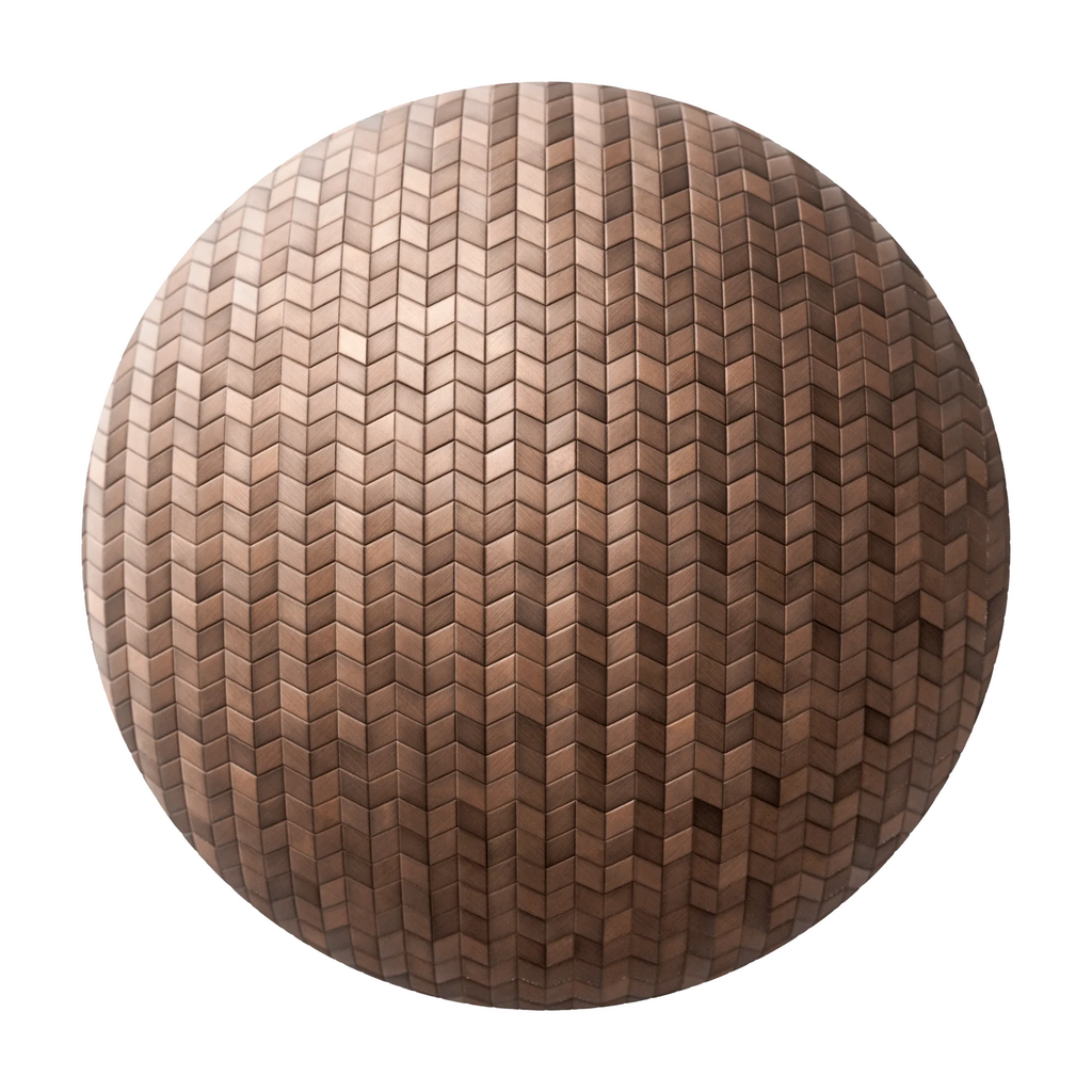 Rhombus Oxidised Copper 3D Metal Panel PBR Texture - Sphere Swatch Preview | Superellipse