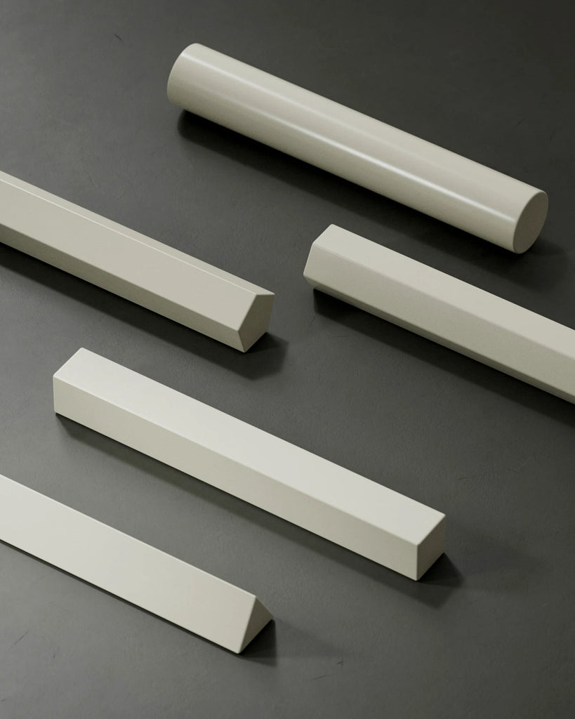 Off White Gloss Finish Plastic PBR Texture - Example Scene Visualization | Superellipse