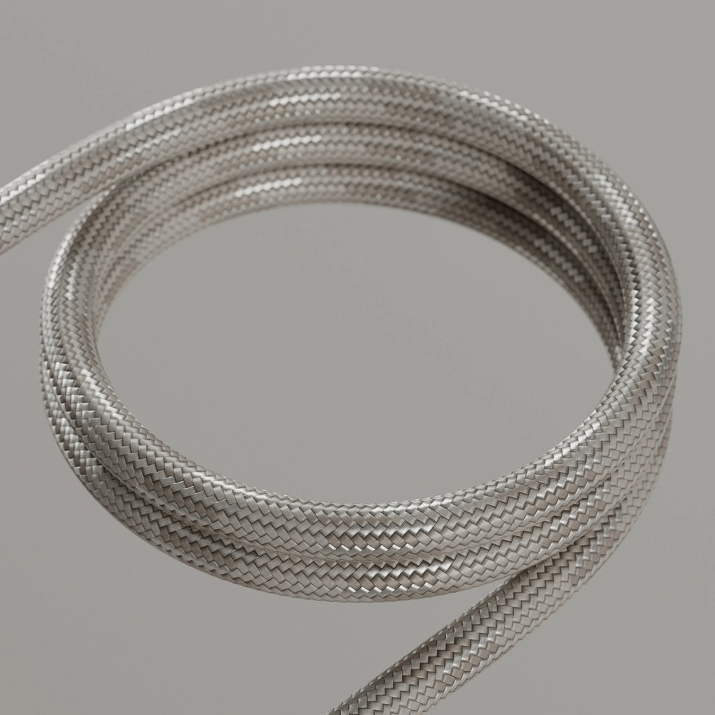 Titanium Haze Braided Cord PBR Texture - Example Scene Visualization | Superellipse