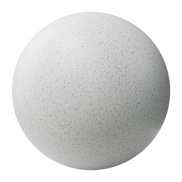 Black Speckled Off White Plastic PBR Texture - Sphere Swatch Preview | Superellipse