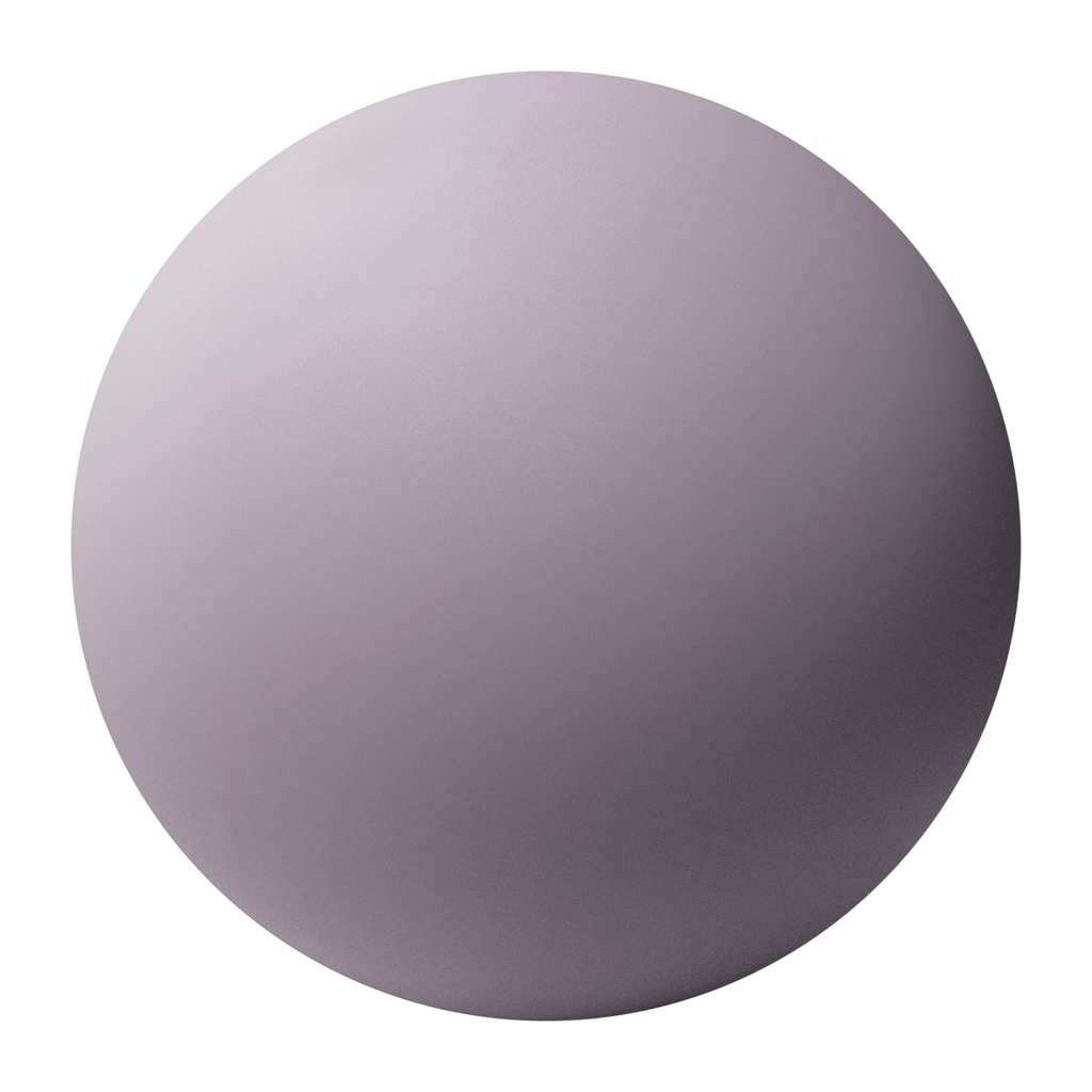 Light Plum Matte Finish Plastic PBR Texture - Sphere Swatch Preview | Superellipse