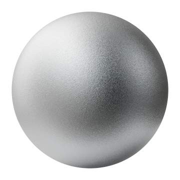 Bead Blasted Aluminium Metal PBR Texture - Sphere Swatch Preview | Superellipse