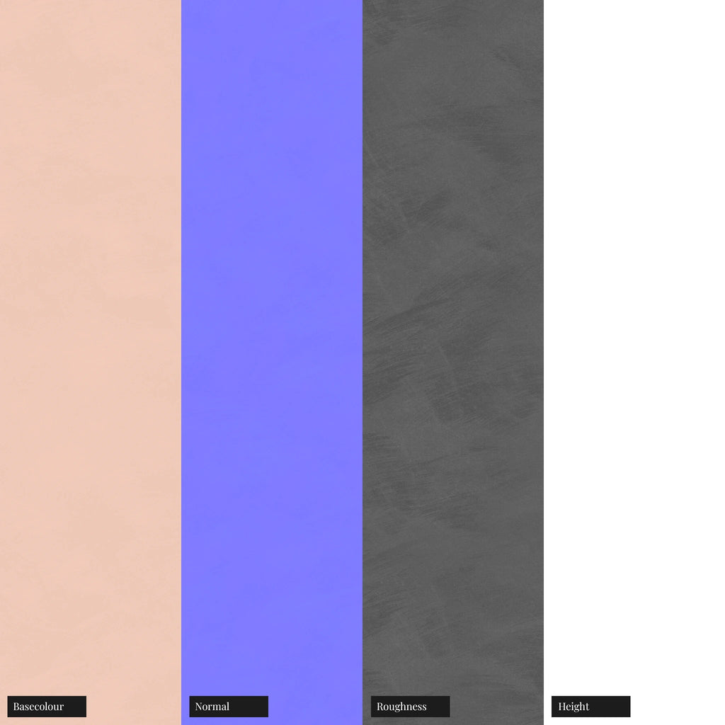 Hand Finished Brushed Copper Metal PBR Texture - Example Scene Visualization | Superellipse