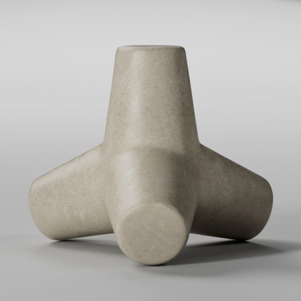 Cream Buff Pigmented Concrete PBR Texture - Example Scene Visualization | Superellipse