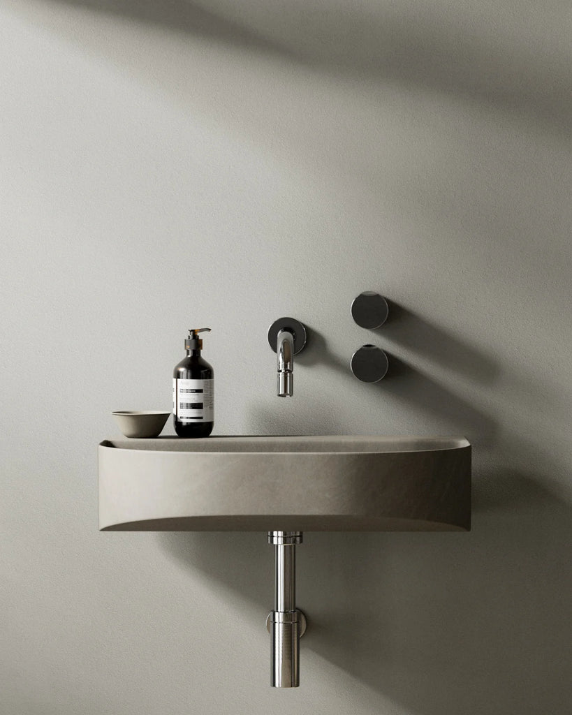 Warm Grey Drywall Plaster PBR Texture - Example Scene Visualization | Superellipse