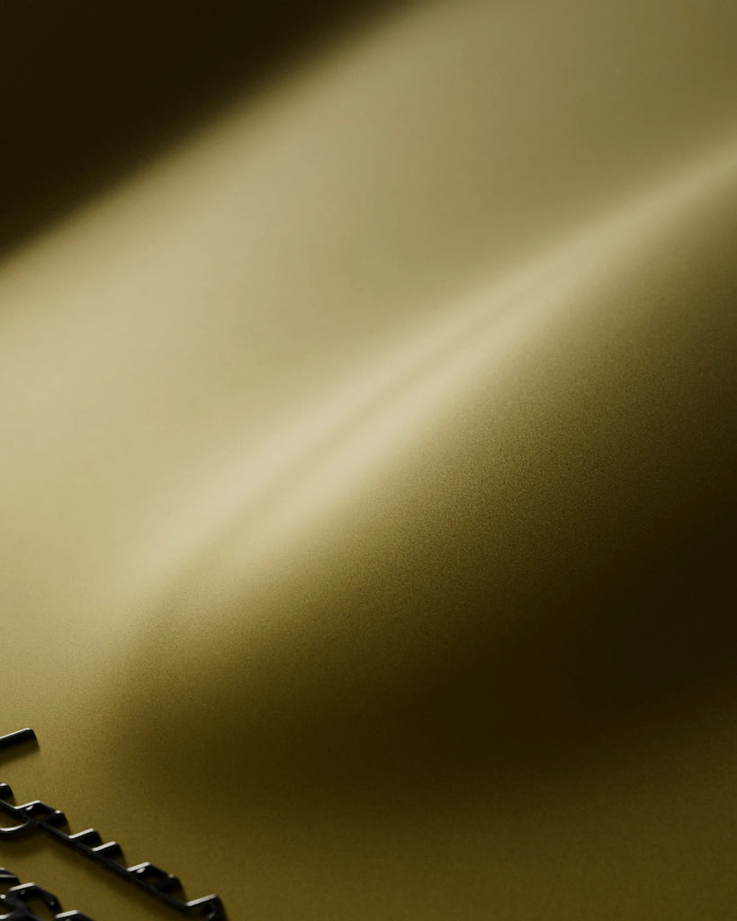 Desert Yellow Metallic Satin Paint PBR Texture - Example Scene Visualization | Superellipse