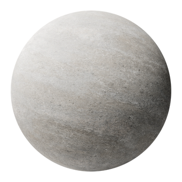 Ash Grey Honed Limestone PBR Texture - Sphere Swatch Preview | Superellipse