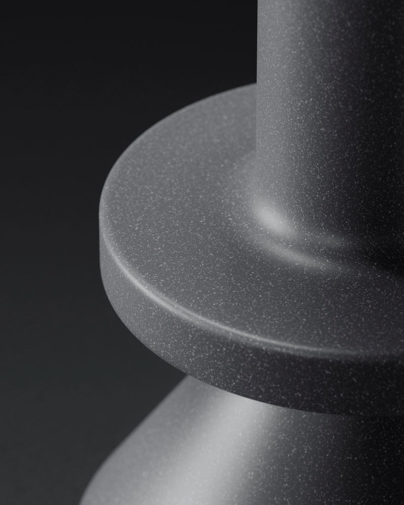 Light Speckled Cool Grey Plastic PBR Texture - Example Scene Visualization | Superellipse