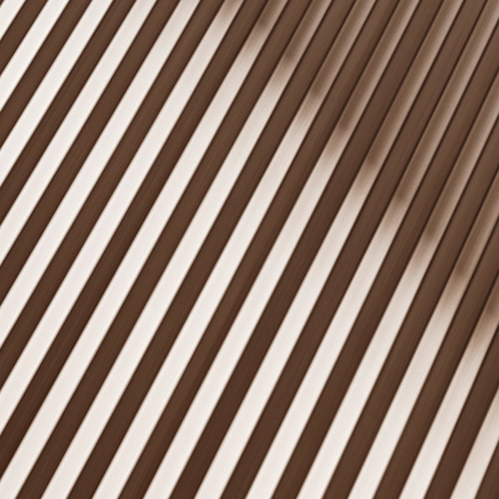 Pleated Copper Metal 3D Panel PBR Texture - Example Scene Visualization | Superellipse