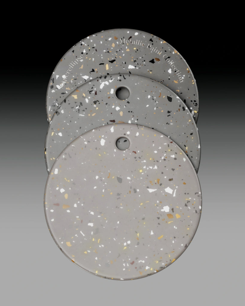 Deep Cocoa Recycled Terrazzo Plastic PBR Texture - Example Scene Visualization | Superellipse