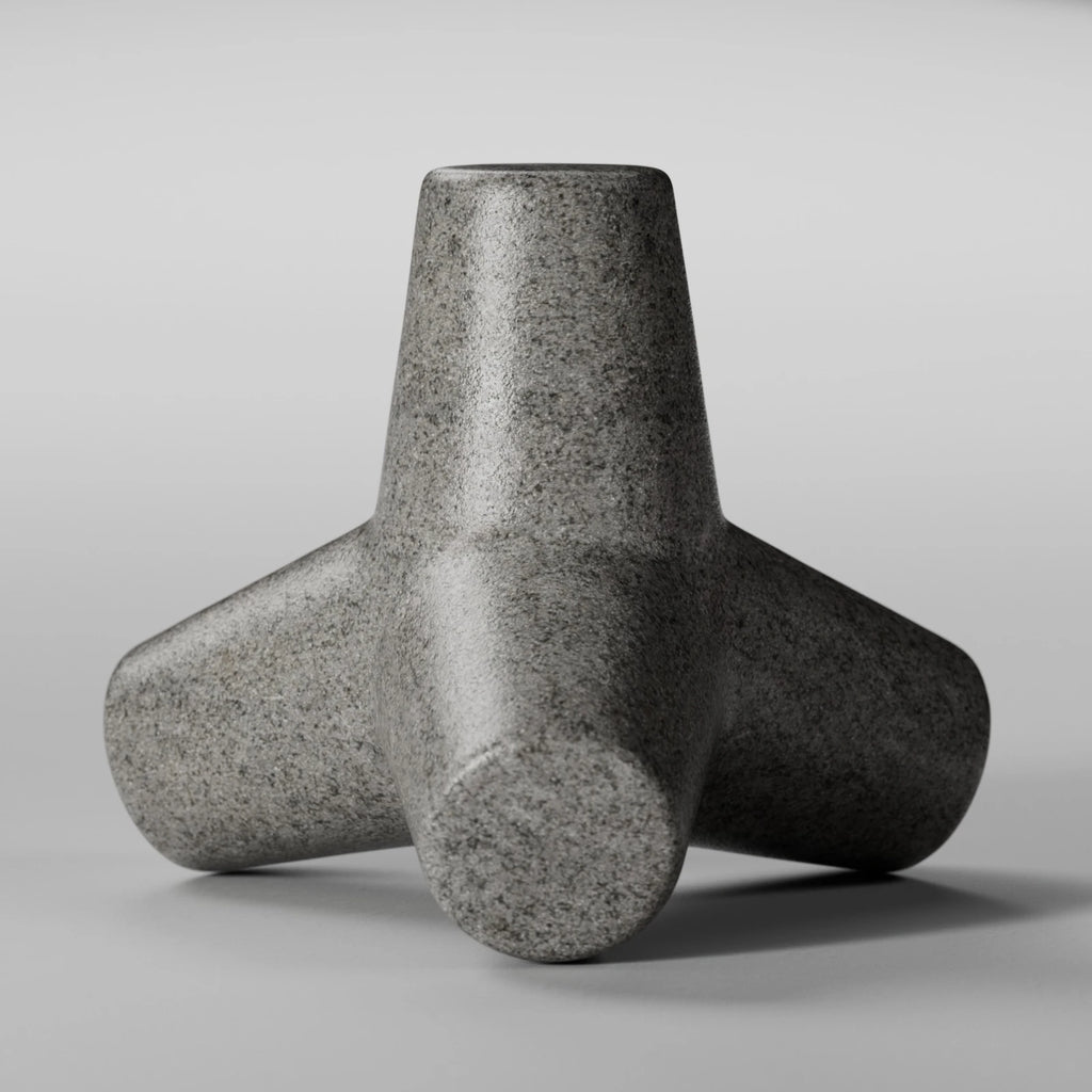 Honed Decorative Architectural Cast Concrete PBR Texture - Example Scene Visualization | Superellipse