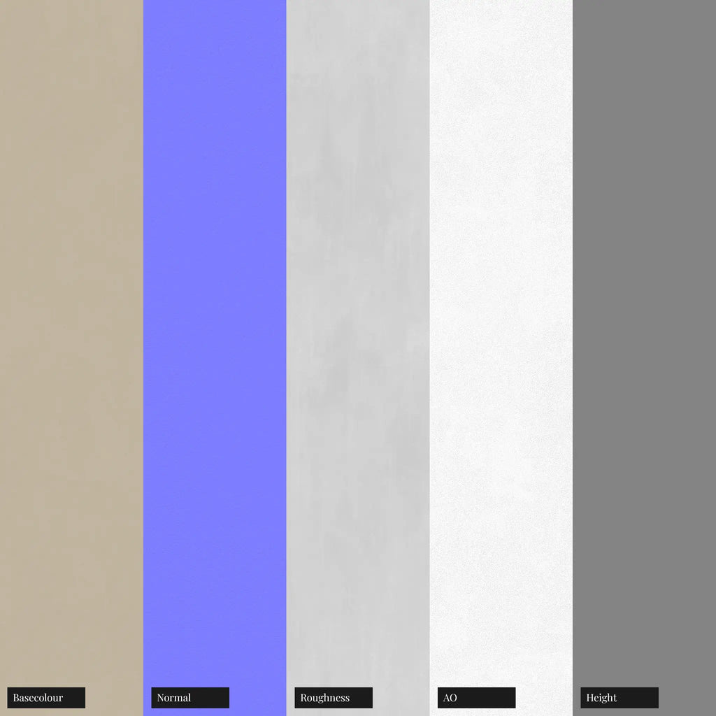 Drywall Plaster PBR Texture - Example Scene Visualization | Superellipse