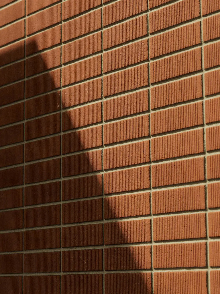 Grooved Boston Red Brick Stack Bond PBR Texture - Example Scene Visualization | Superellipse