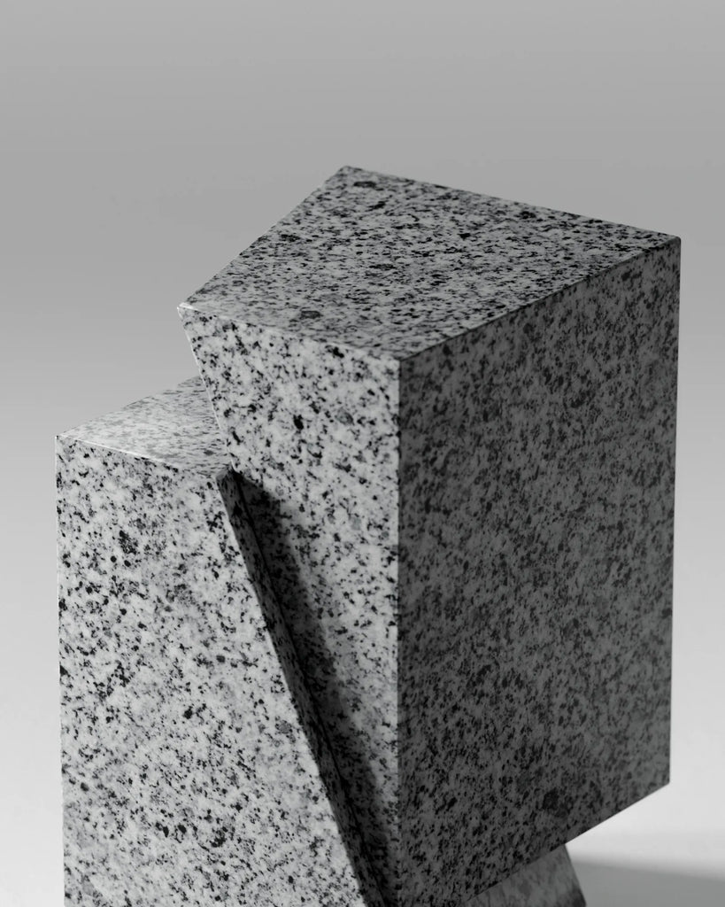 Jay White Polished Granite Slab PBR Texture - Example Scene Visualization | Superellipse