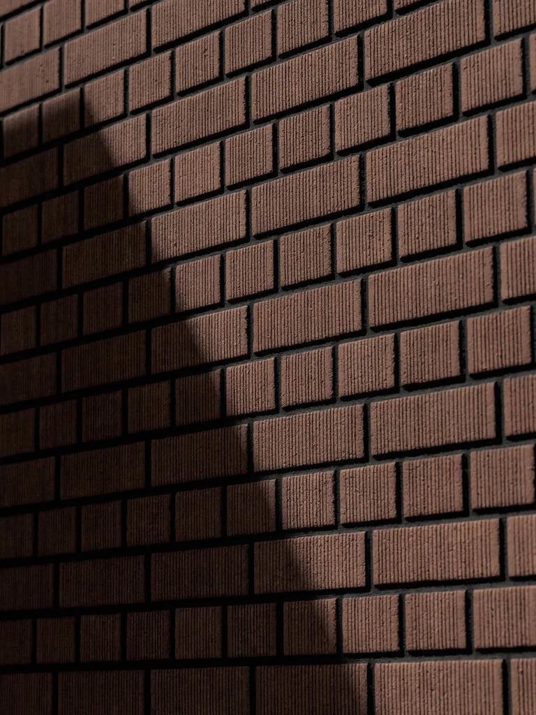 Old Mill Red Grooved Brick English Bond PBR Texture - Example Scene Visualization | Superellipse