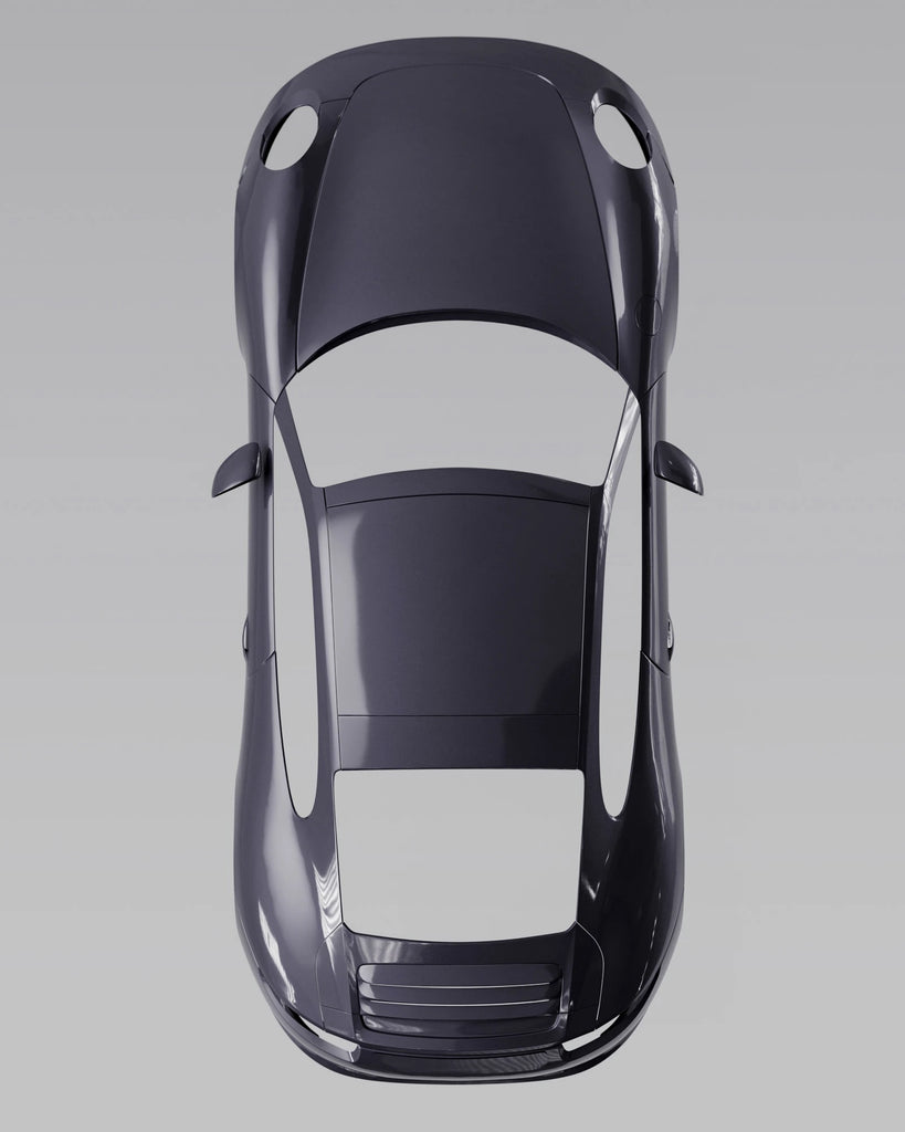 Muted Violet Metallic Gloss Paint PBR Texture - Example Scene Visualization | Superellipse