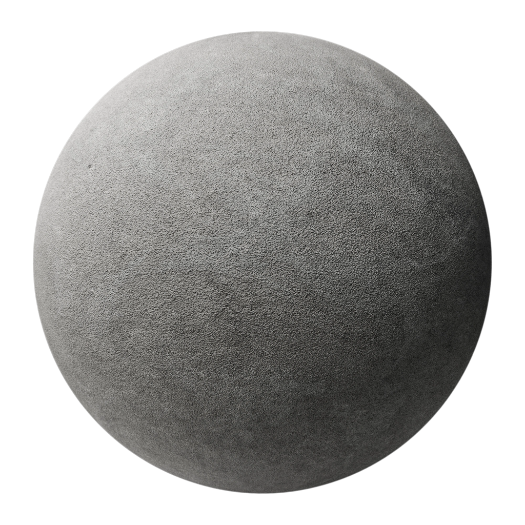 Portugal Grey Sandblasted Limestone PBR Texture - Sphere Swatch Preview | Superellipse