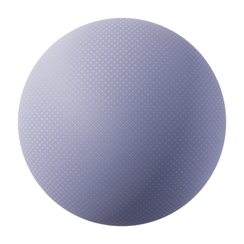 Purple iMac Nylon Braided Cord PBR Texture - Sphere Swatch Preview | Superellipse