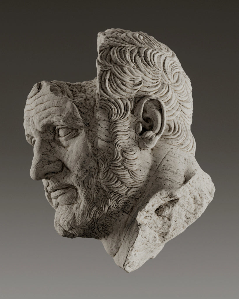 Natural Cut Sandstone PBR Texture - Example Scene Visualization | Superellipse