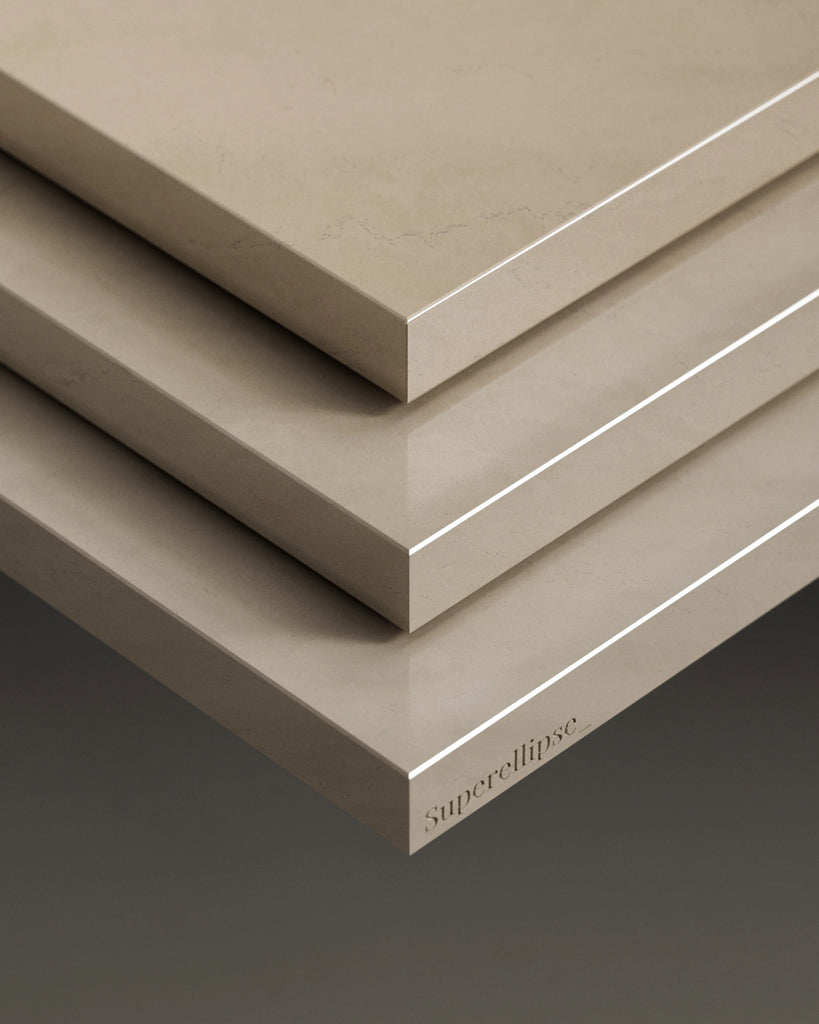 Polished Fine Travertine PBR Texture - Example Scene Visualization | Superellipse
