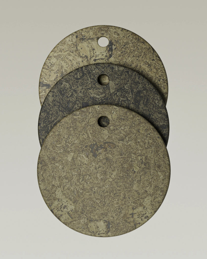 Natural Cork Olive Green PBR Texture - Example Scene Visualization | Superellipse