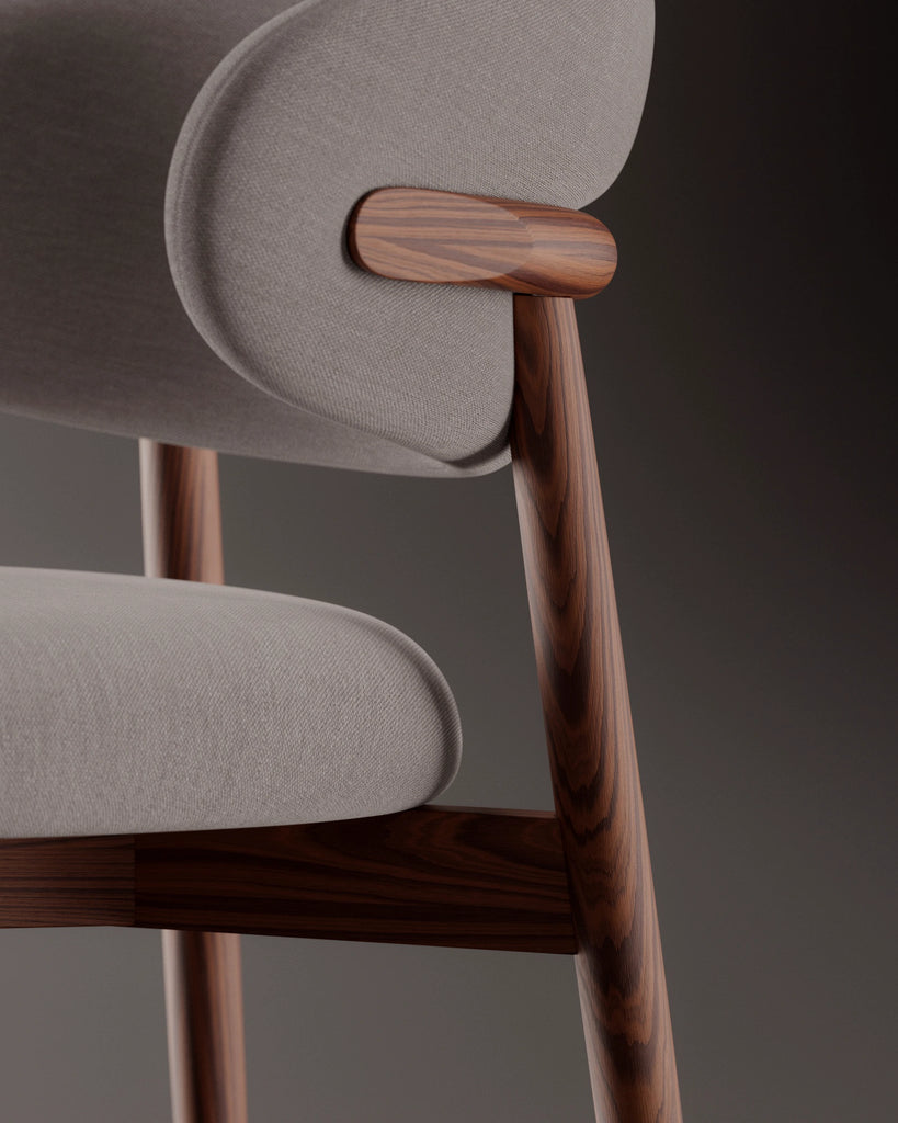 Rosewood Slip Matched Oiled Veneer Wood 02 PBR Texture - Example Scene Visualization | Superellipse