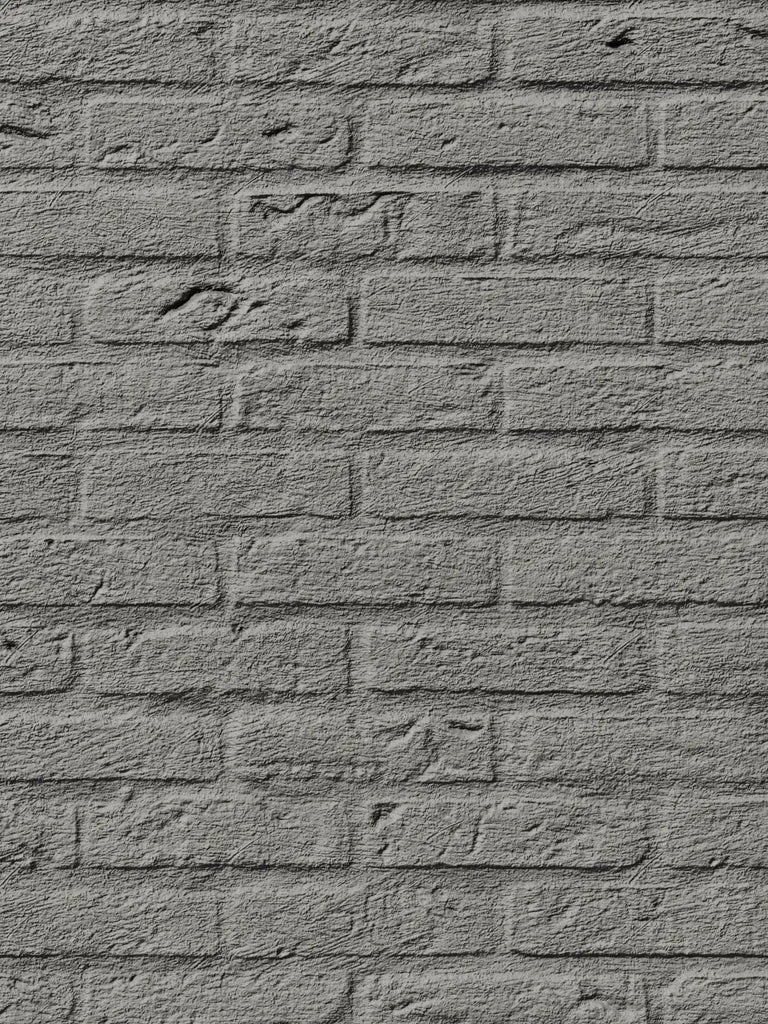 Painted Brick Wall Cottage Grey PBR Texture - Example Scene Visualization | Superellipse